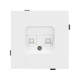 Розетка двойная Ethernet RJ-45 и со шторками, без рамки Arlight SCT-TENDO 054100