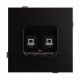 Розетка двойная Ethernet RJ-45 и со шторками, без рамки Arlight SCT-TENDO 054101