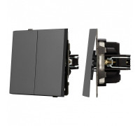 Выключатель двухклавишный без рамки Arlight SWT 054546