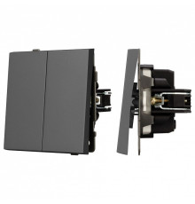 Выключатель двухклавишный без рамки Arlight SWT 054546