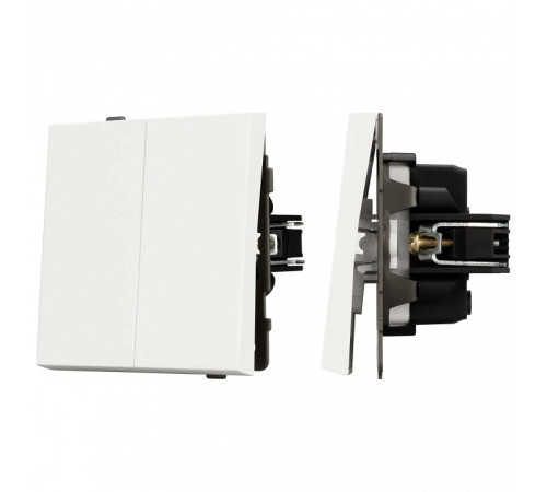 Выключатель двухклавишный без рамки Arlight SWT 054547