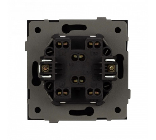 Выключатель проходной двухклавишный без рамки Arlight SWT 054555