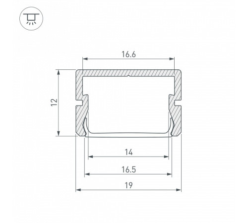 Профиль накладной Arlight SILER 058962