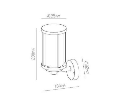 Светильник на штанге Arte Lamp Toronto A1036AL-1BK