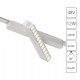 Светильник на штанге Arte Lamp Rapid A1161PL-1WH