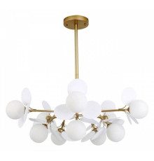 Люстра на штанге Arte Lamp Peacock 10 ламп A1369SP-10SG