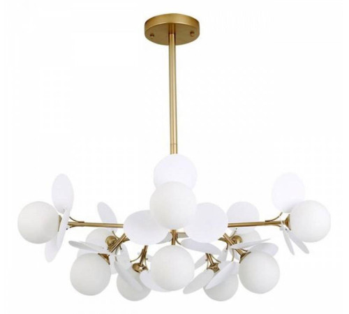 Люстра на штанге Arte Lamp Peacock 10 ламп A1369SP-10SG