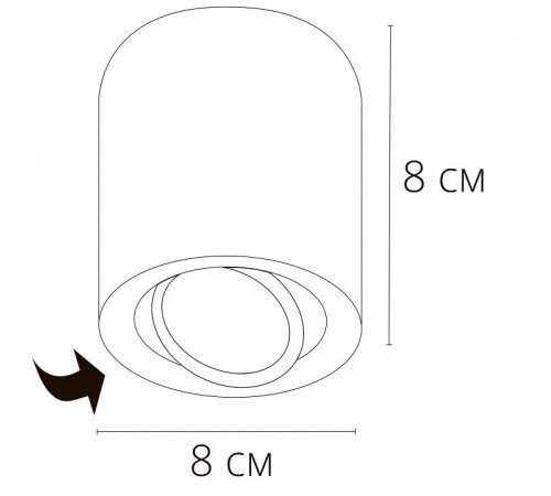 Накладной светильник Arte Lamp Beid A1513PL-1WH