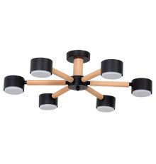 Потолочная люстра Arte Lamp TENDA 6 ламп A1624PL-6BK