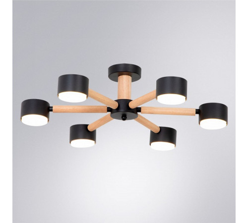 Потолочная люстра Arte Lamp TENDA 6 ламп A1624PL-6BK