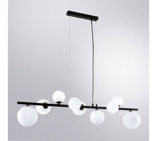 Подвесная люстра Arte Lamp Gemini A2243SP-9BK