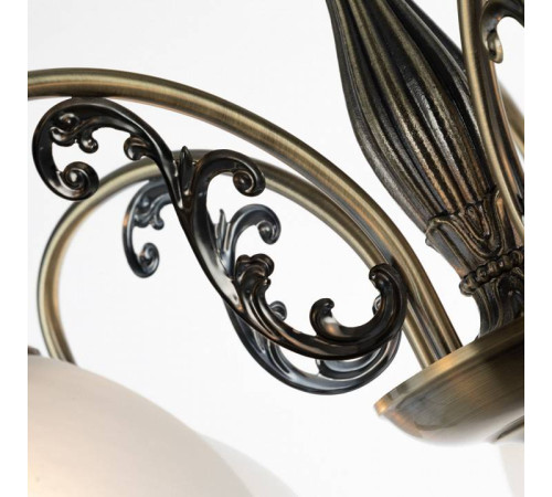 Люстра на штанге Arte Lamp Spica 5 ламп A3037PL-5AB