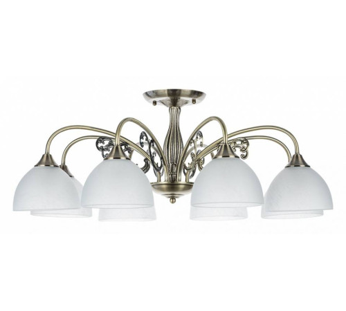 Люстра на штанге Arte Lamp Spica 8 ламп A3037PL-8AB