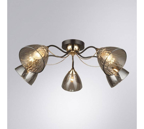 Потолочная люстра Arte Lamp Lily A4366PL-5BK