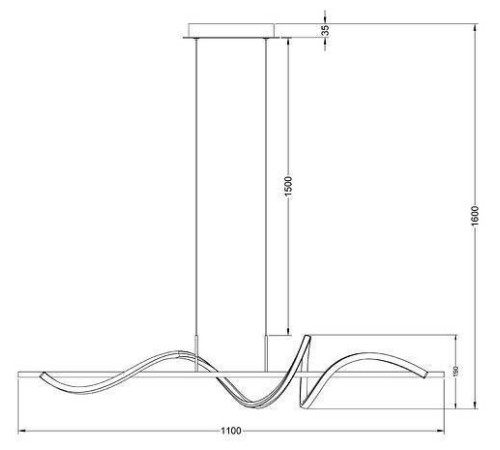 Подвесной светильник Arte Lamp Twisted A4587SP-30BK