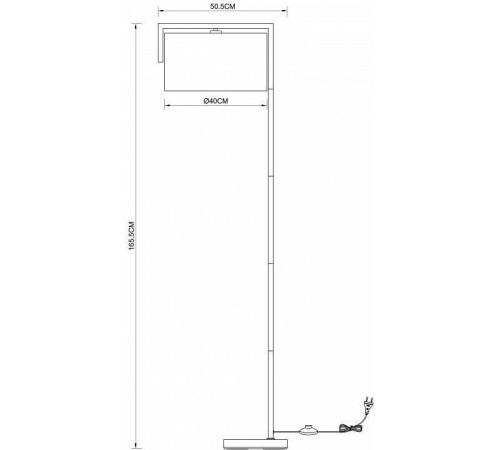 Торшер Arte Lamp Aperol матовая сталь A5031PN-1SS