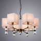Подвесная люстра Arte Lamp North 6 ламп A5896LM-6PB