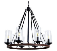 Подвесная люстра Arte Lamp Dalim 8 ламп A7014SP-8BK