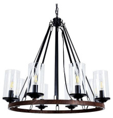 Подвесная люстра Arte Lamp Dalim 8 ламп A7014SP-8BK