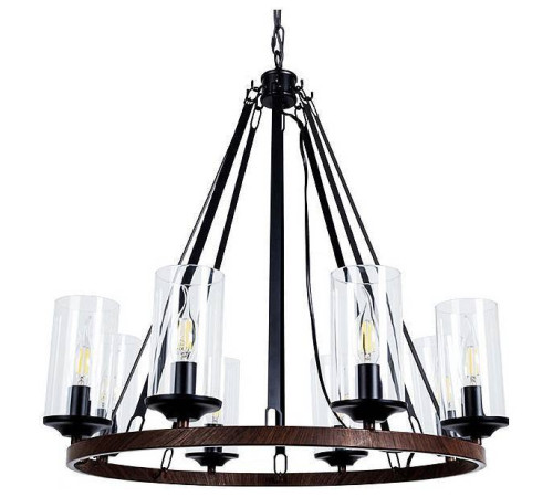Подвесная люстра Arte Lamp Dalim 8 ламп A7014SP-8BK