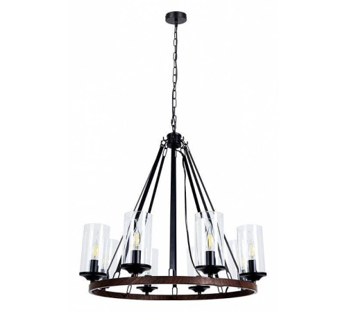 Подвесная люстра Arte Lamp Dalim 8 ламп A7014SP-8BK