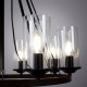 Подвесная люстра Arte Lamp Dalim 8 ламп A7014SP-8BK