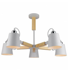 Люстра на штанге Arte Lamp Oscar 5 ламп A7141PL-5WH