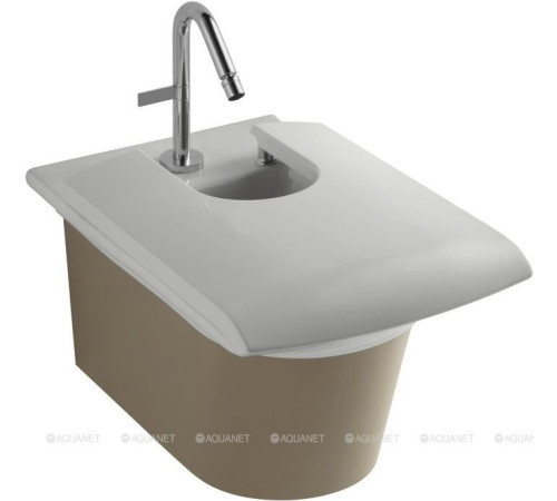 Биде подвесное Jacob Delafon Steelness с крышкой белое E1304-00