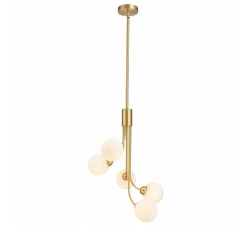Люстра на штанге Belfast Bryson L-8130-5A BR GL