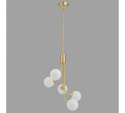 Люстра на штанге Belfast Bryson L-8130-5A BR GL