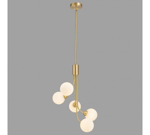 Люстра на штанге Belfast Bryson L-8130-5A BR GL