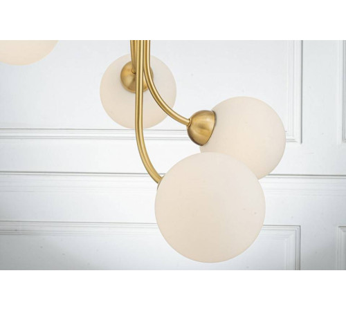 Люстра на штанге Belfast Bryson L-8130-5A BR GL