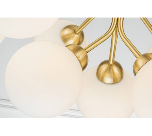 Люстра на штанге Belfast Bryson L-8130-6+3 BR GL