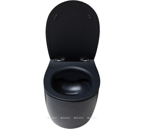 Унитаз подвесной Allen Brau FANTASY Rimless 510x363 мм черный матовый 4.11004.31