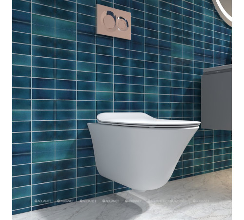 Комплект Jacob Delafon Vive унитаз подвесной с сиденьем и инсталляция с клавишей хром Set-VIVE-CP