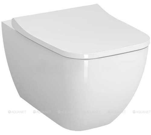 Унитаз подвесной безободковый VitrA Shift с сиденьем микролифт 7742B003-0075