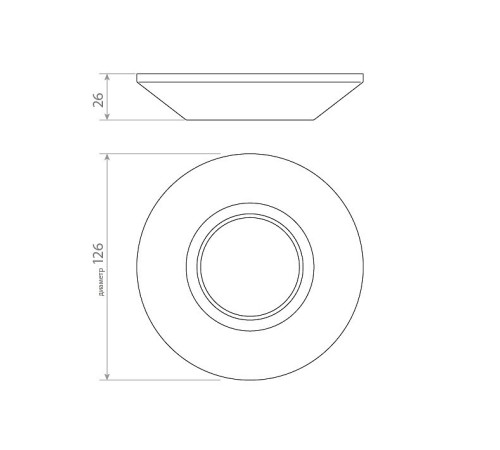 Встраиваемый светильник Covali PL-31122