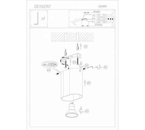 Накладной светильник Denkirs 2005 DK2005-CO