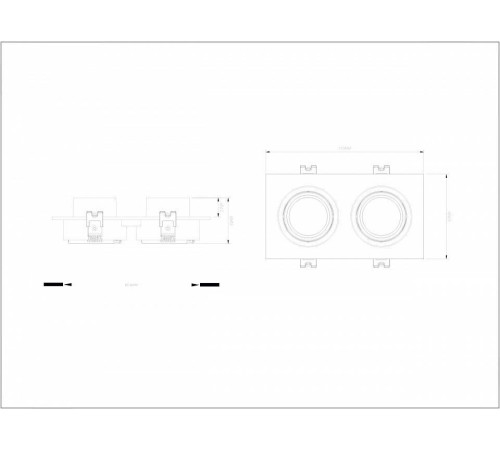 Встраиваемый светильник Denkirs Rond DK3122-WH