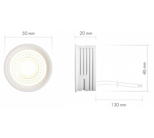 Модуль светодиодный Denkirs SLIM LED DK4000-7W