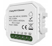 Контроллер-диммер Wi-Fi для смартфонов и планшетов Denkirs Relay RL1004-DM/1
