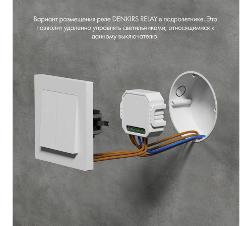Контроллер-диммер Wi-Fi для смартфонов и планшетов Denkirs Relay RL1004-DM/1