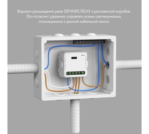 Контроллер-диммер Wi-Fi для смартфонов и планшетов Denkirs Relay RL1004-DM