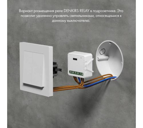 Контроллер-диммер Wi-Fi для смартфонов и планшетов Denkirs Relay RL1004-DM