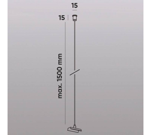 Подвес для трека Denkirs SMART Base TR2126-BK