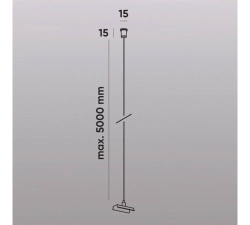 Подвес для трека Denkirs SMART Base TR2127-BK