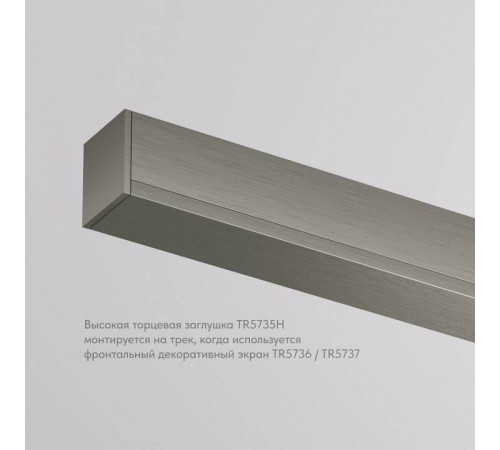 Заглушка для трека Denkirs SHINE BASE TR5735H-DN