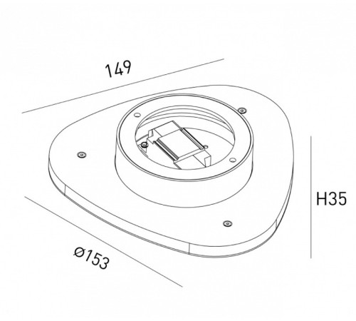 Накладной светильник DesignLed ML 00-00016544