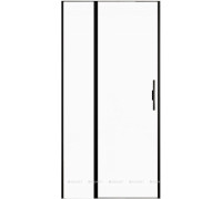 Душевая дверь в нишу Allen Brau Priority 1000 мм стекло Optiwhite черный 3.31006.BBA