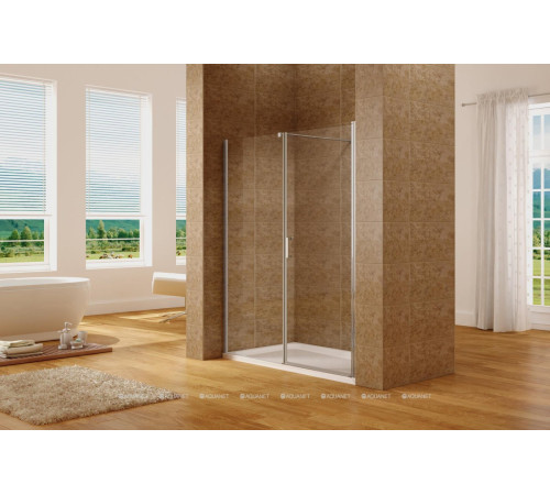 Душевая дверь в нишу Aquanet Cinetic 900 мм хром прозрачная 6 мм AE12-N-90H190U-CT